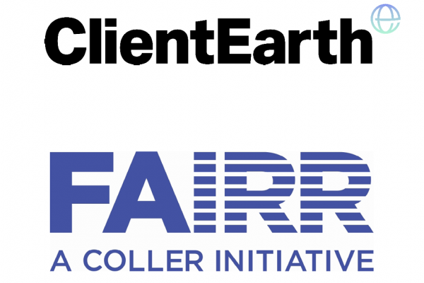 Logo ClientEarth en FAIRR initiative
