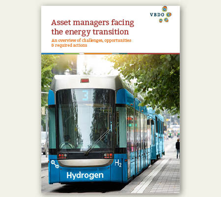 Voorkant VBDO rapport energietransitie