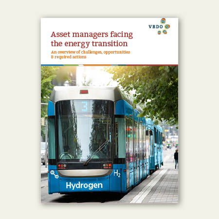 Voorkant VBDO rapport energietransitie