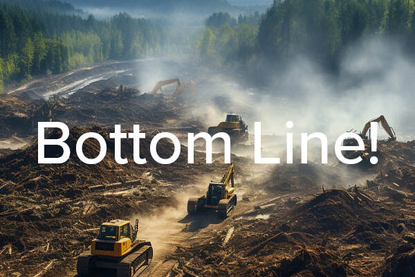 Mijnbouw ontbossing IUCNL project Bottom Line!