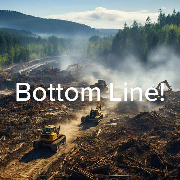 Mijnbouw ontbossing IUCNL project Bottom Line!
